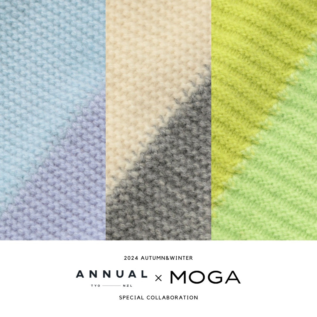 ANNUAL×MOGA 初のコラボレーションアイテムを販売中