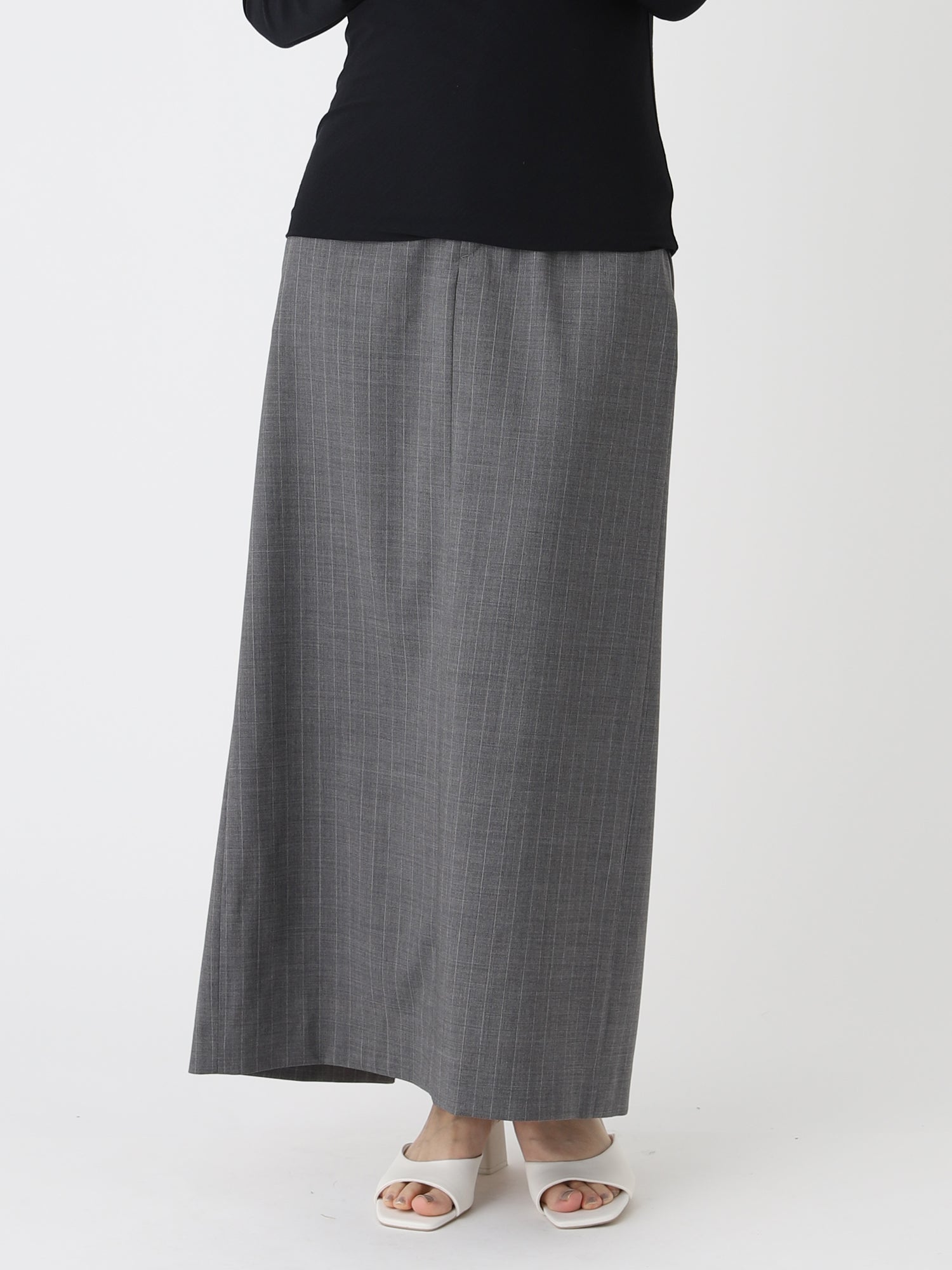 Tropical W Skirt<BR>メンズスラックスをモチーフに