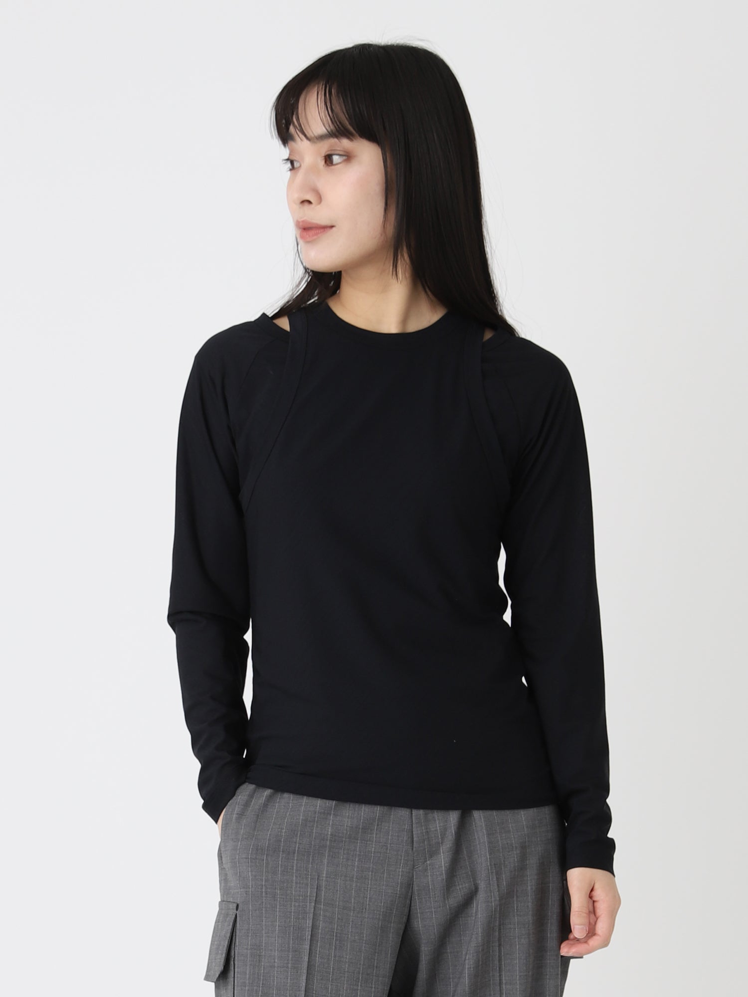 【SPRING & SUMMER】Layered L/S T-shirts<BR>サラサラな質感が快適