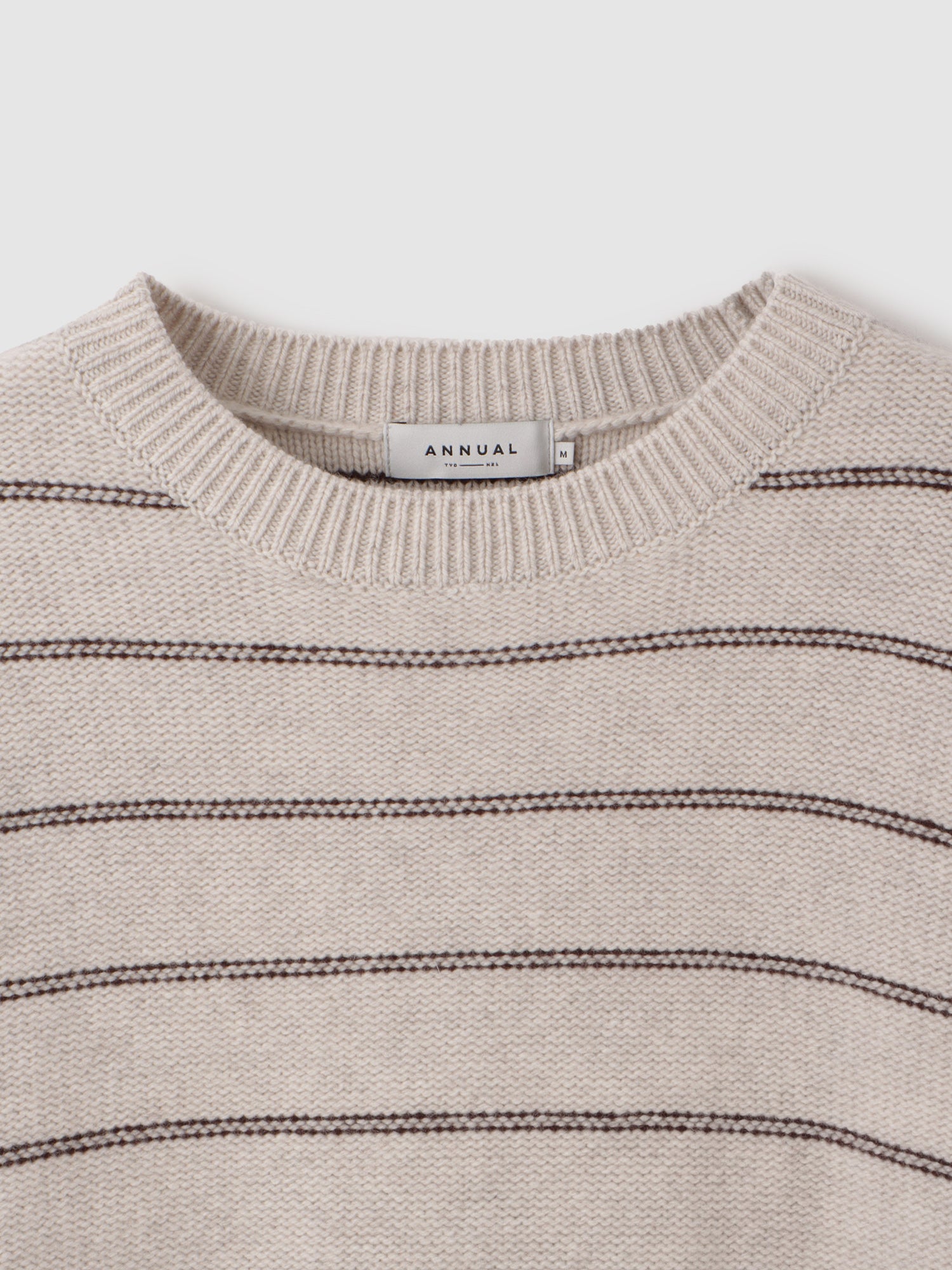 Pin Stripe Pullover<BR>ユニセックスで着られるボーダーニット