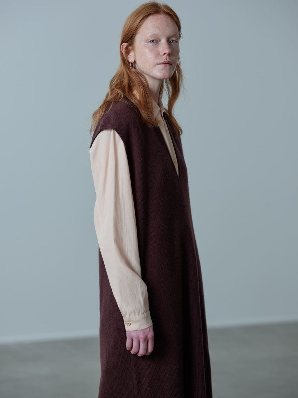 Kaftan Knit Onepiece<BR>多くの方が着用できる絶妙な丈感