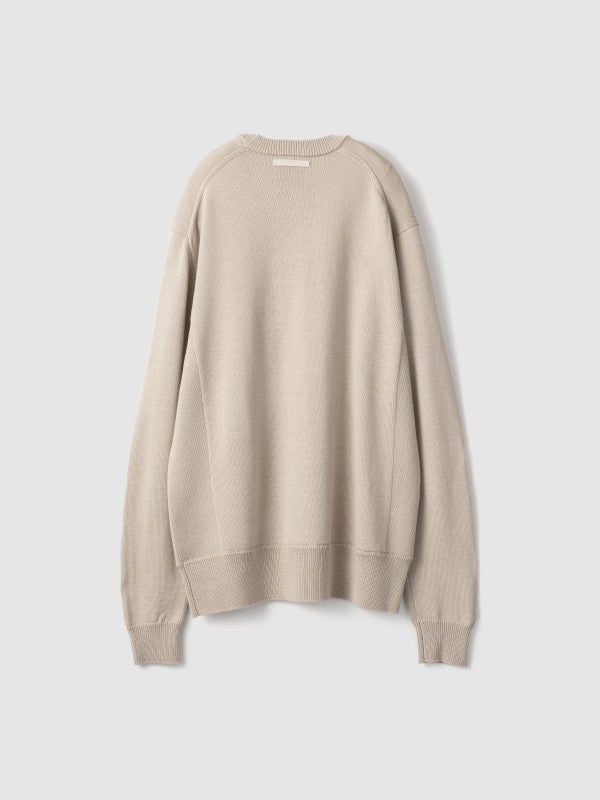 Pocket Pullover<BR>カジュアルにもドレスにも合うシンプルニット