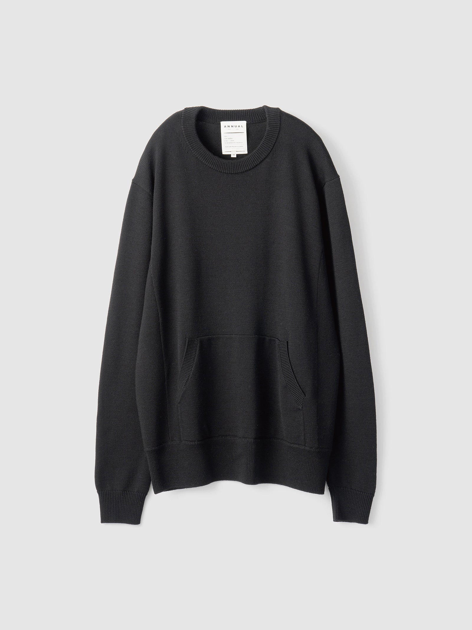 Pocket Pullover<BR>カジュアルにもドレスにも合うシンプルニット