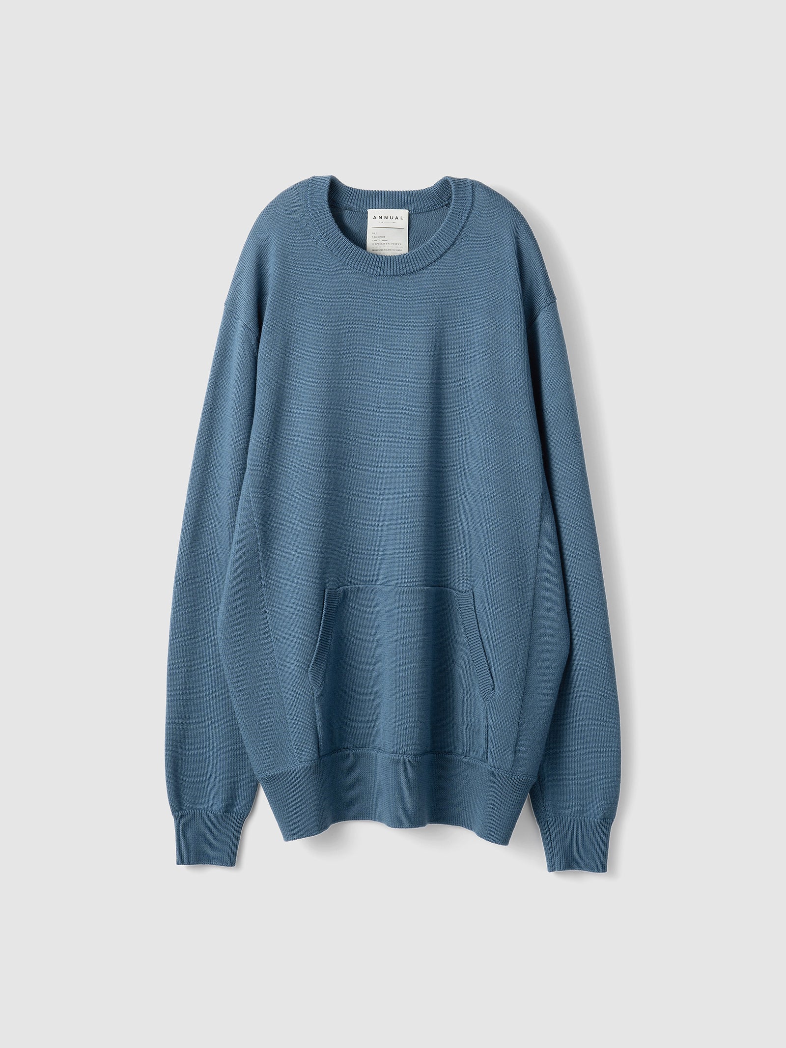 Pocket Pullover<BR>カジュアルにもドレスにも合うシンプルニット