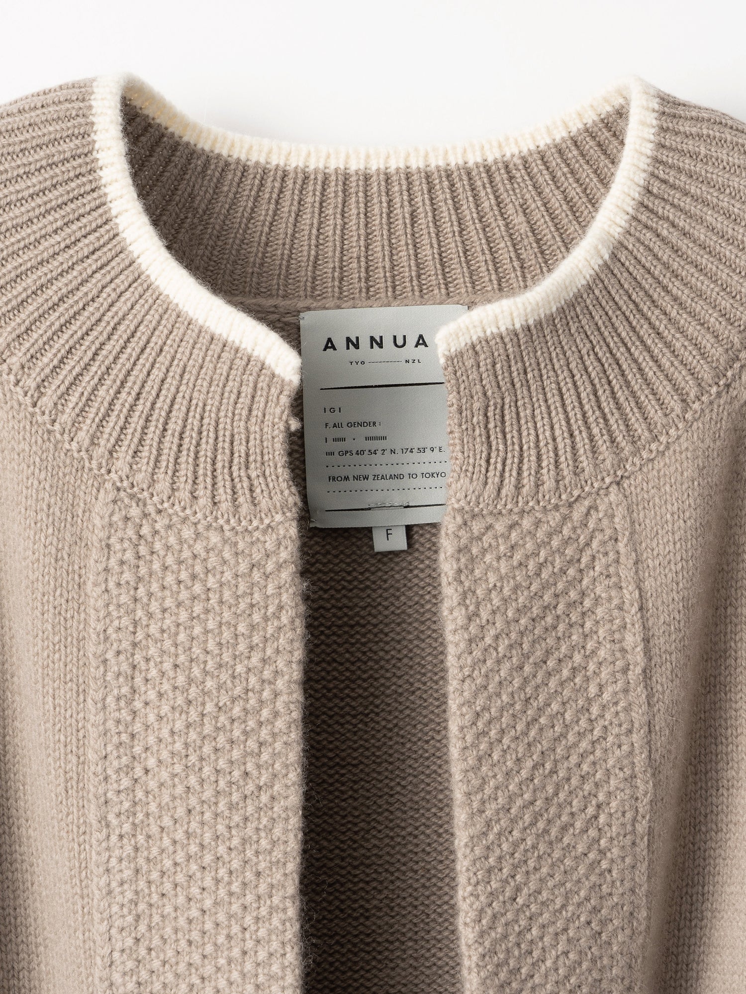 Moss Stitch Cardigan<BR>気軽に羽織れる万能カーディガン