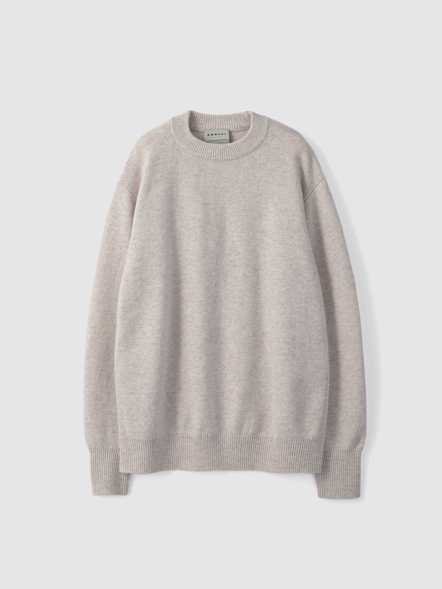 Line pullover<BR>リブ組織がはいった定番クルーネック