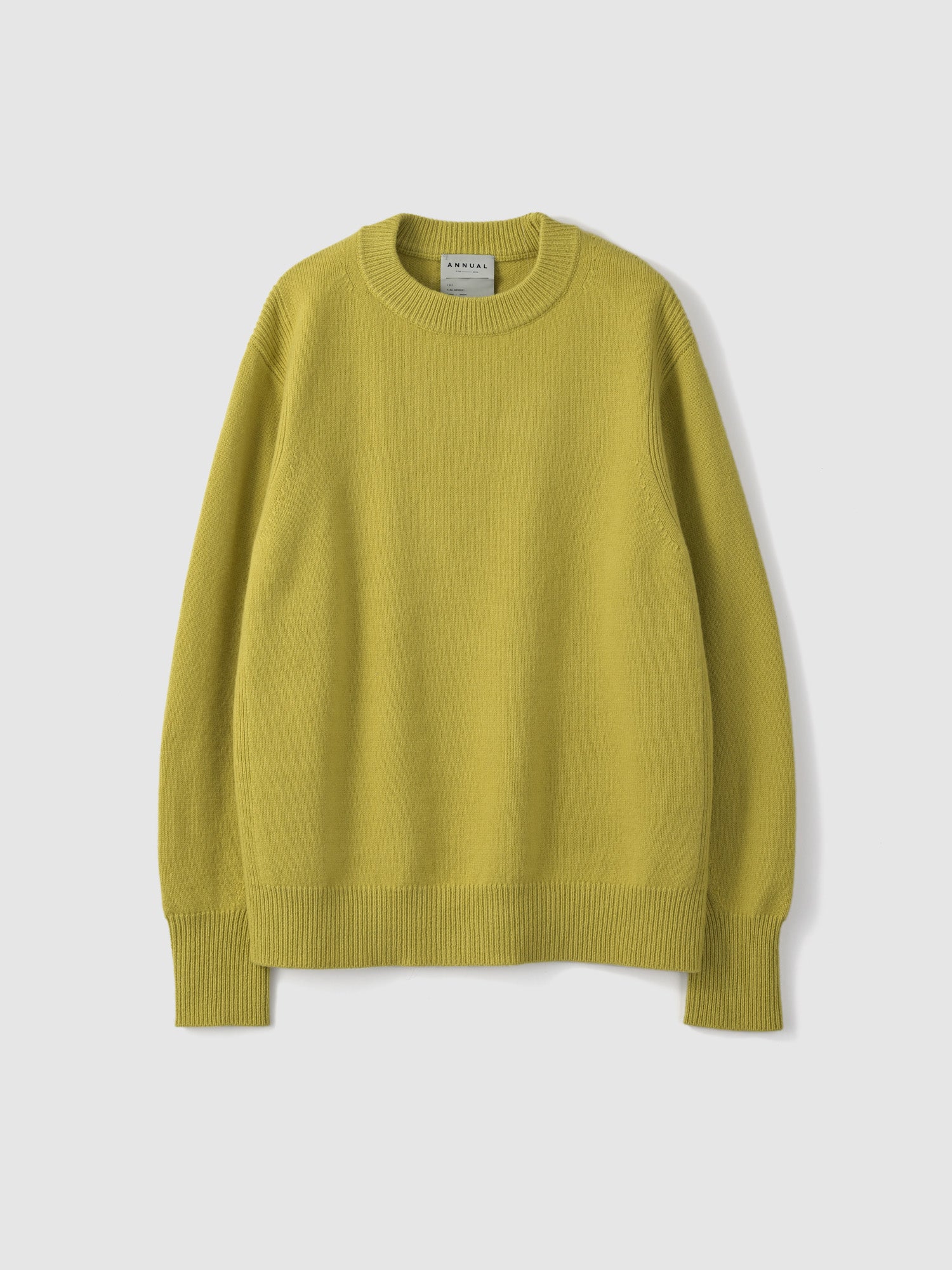 Line pullover<BR>リブ組織がはいった定番クルーネック