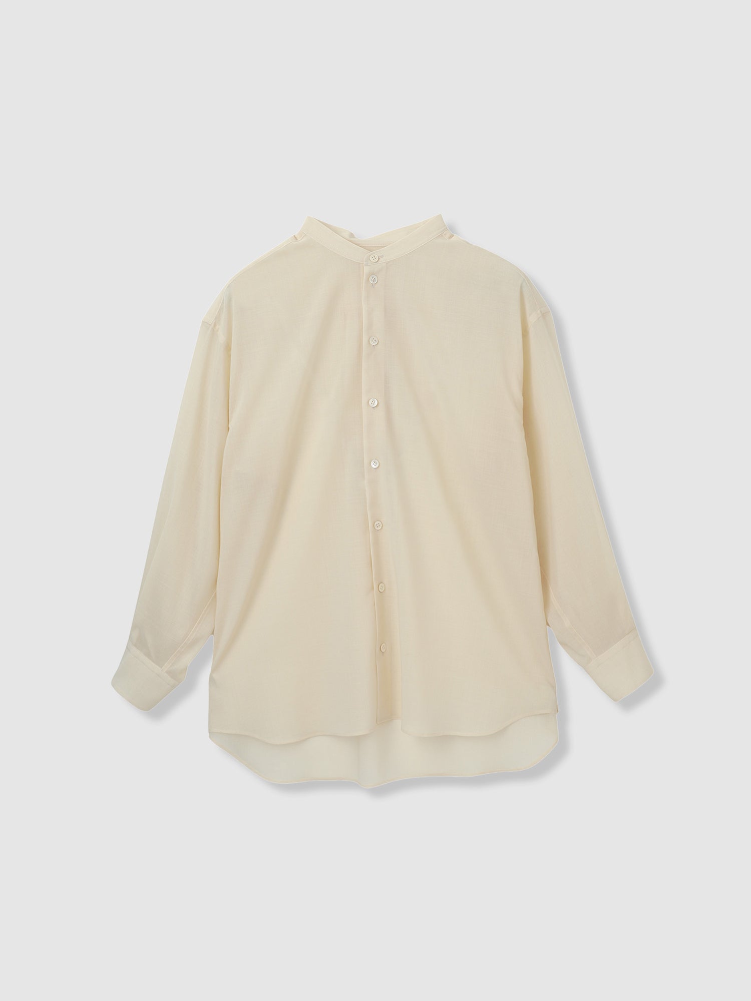 Voile Sheer Shirts<BR>防ぐシワ性に優れたアイテム
