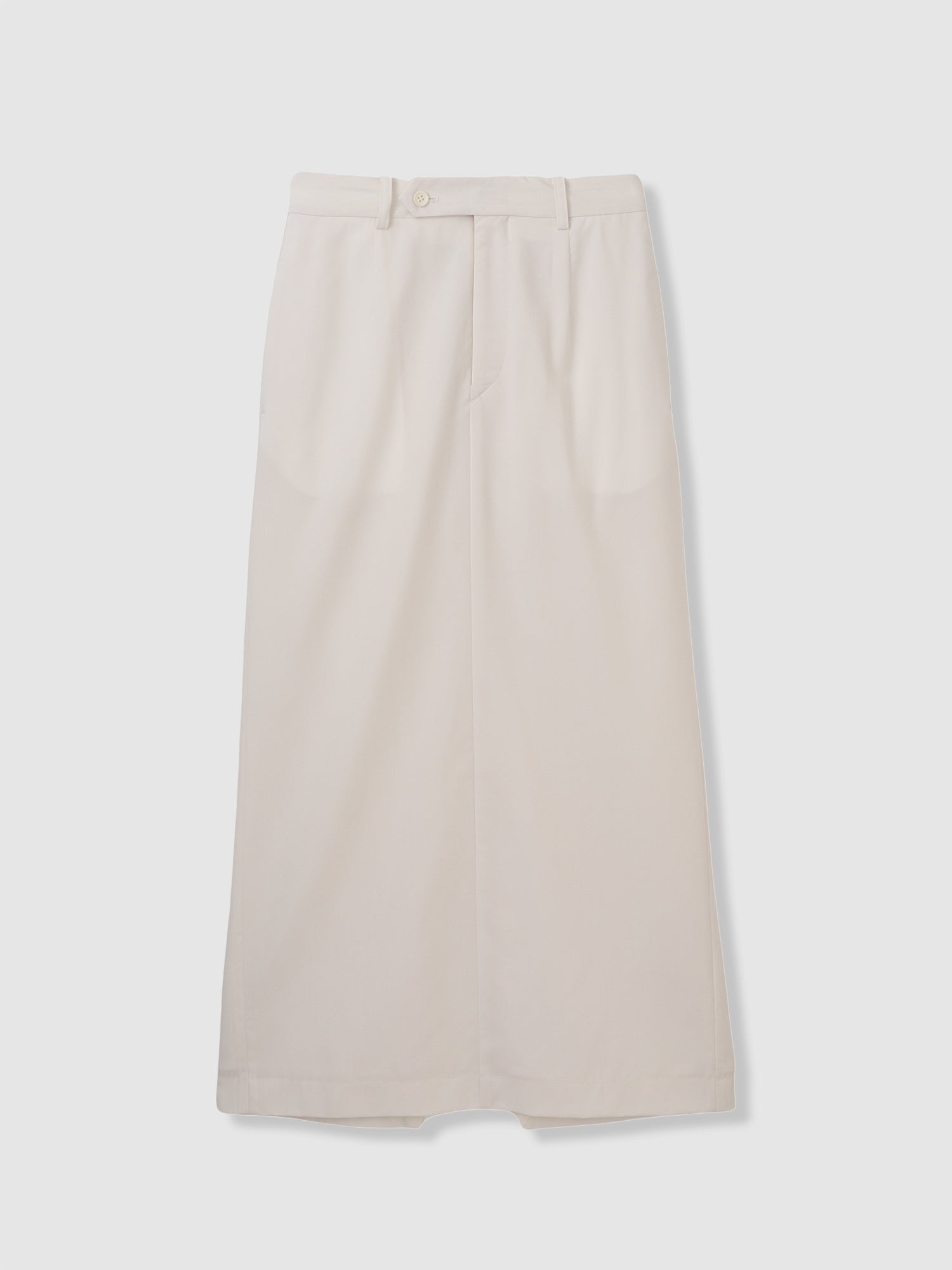 【SPRING & SUMMER】Tropical W Skirt<BR>メンズスラックスをモチーフに