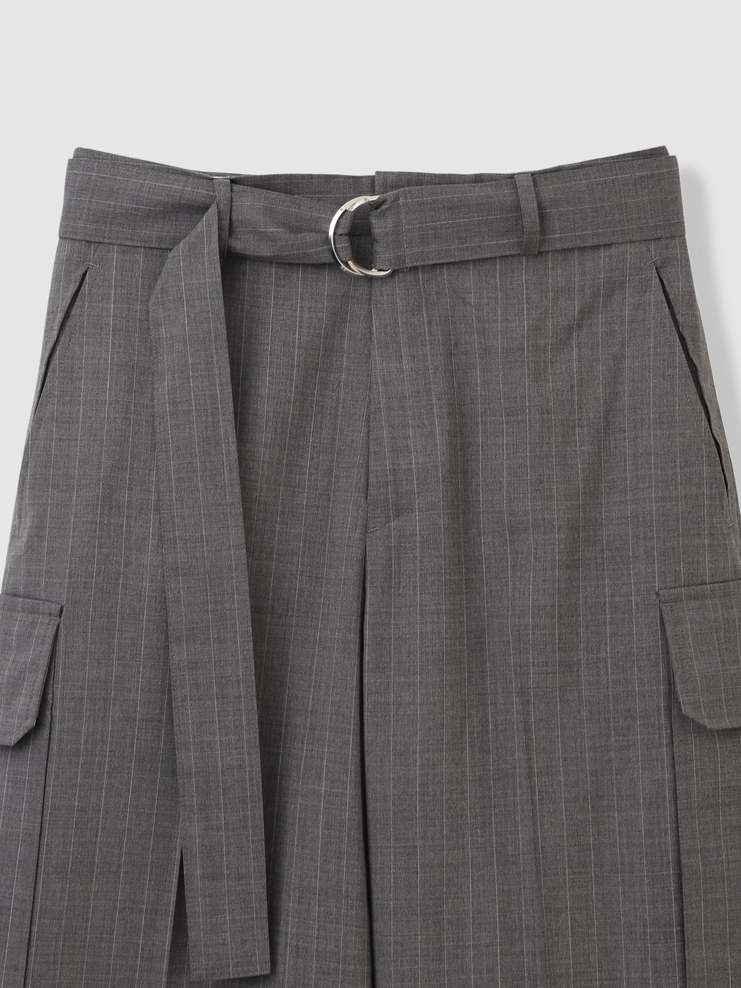Tropical W Wide Cargo Pants<BR>サッシュベルトでウエストの調節が可能