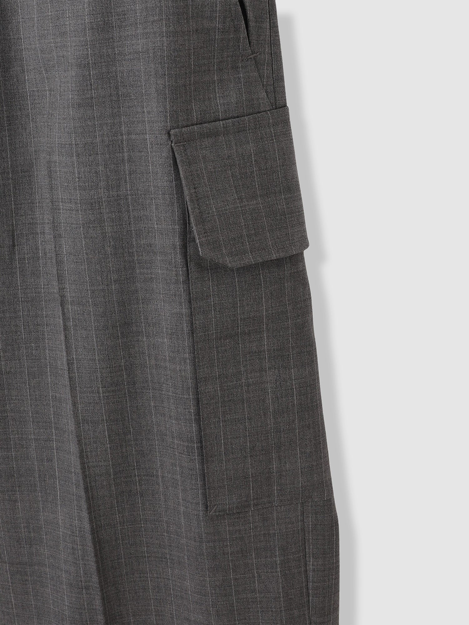 Tropical W Wide Cargo Pants<BR>サッシュベルトでウエストの調節が可能