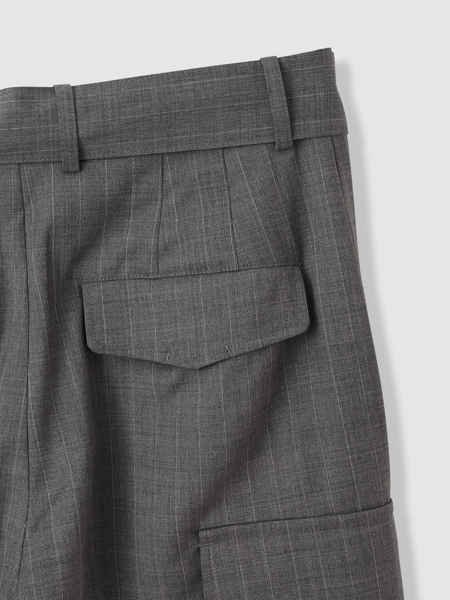 Tropical W Wide Cargo Pants<BR>サッシュベルトでウエストの調節が可能