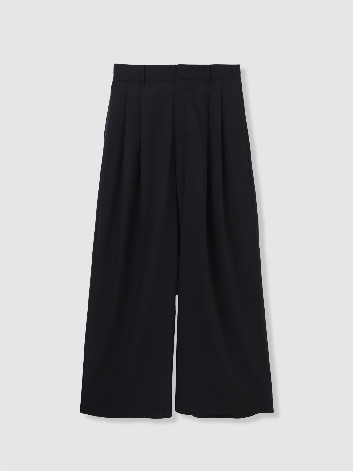 Voile Sheer Tuck Pants<BR>防ぐシワ性に優れたアイテム
