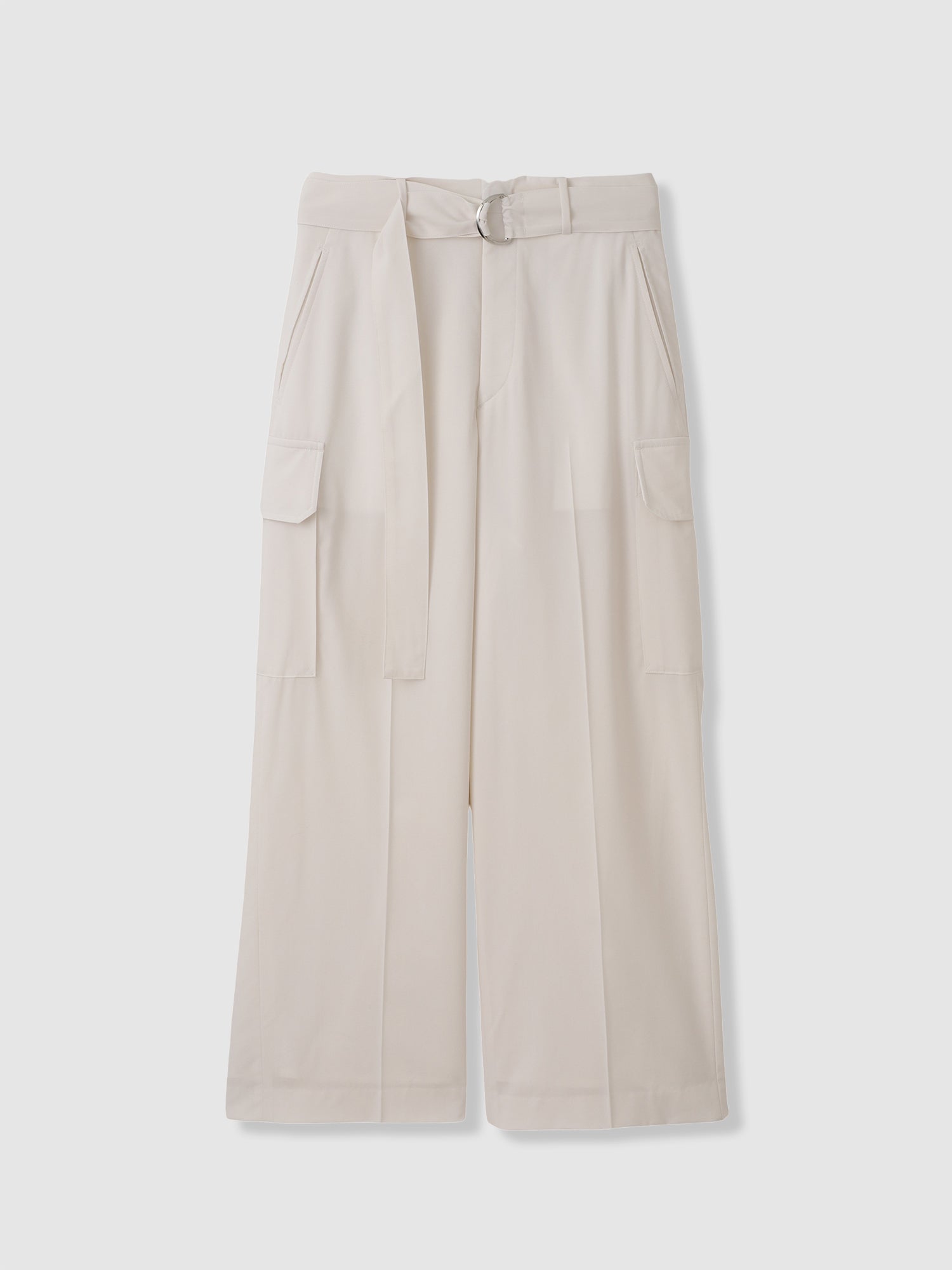 Tropical W Wide Cargo Pants<BR>サッシュベルトでウエストの調節が可能