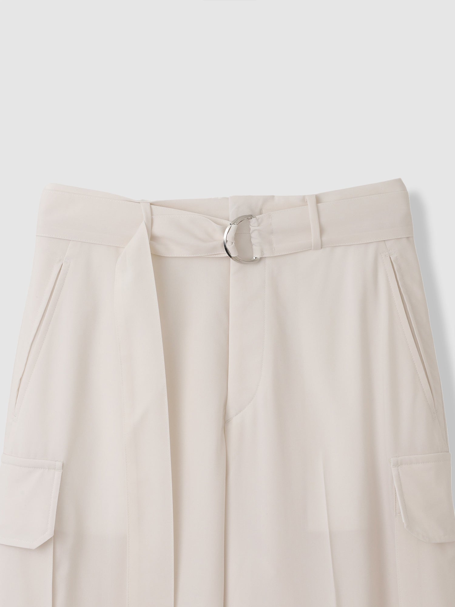 Tropical W Wide Cargo Pants<BR>サッシュベルトでウエストの調節が可能