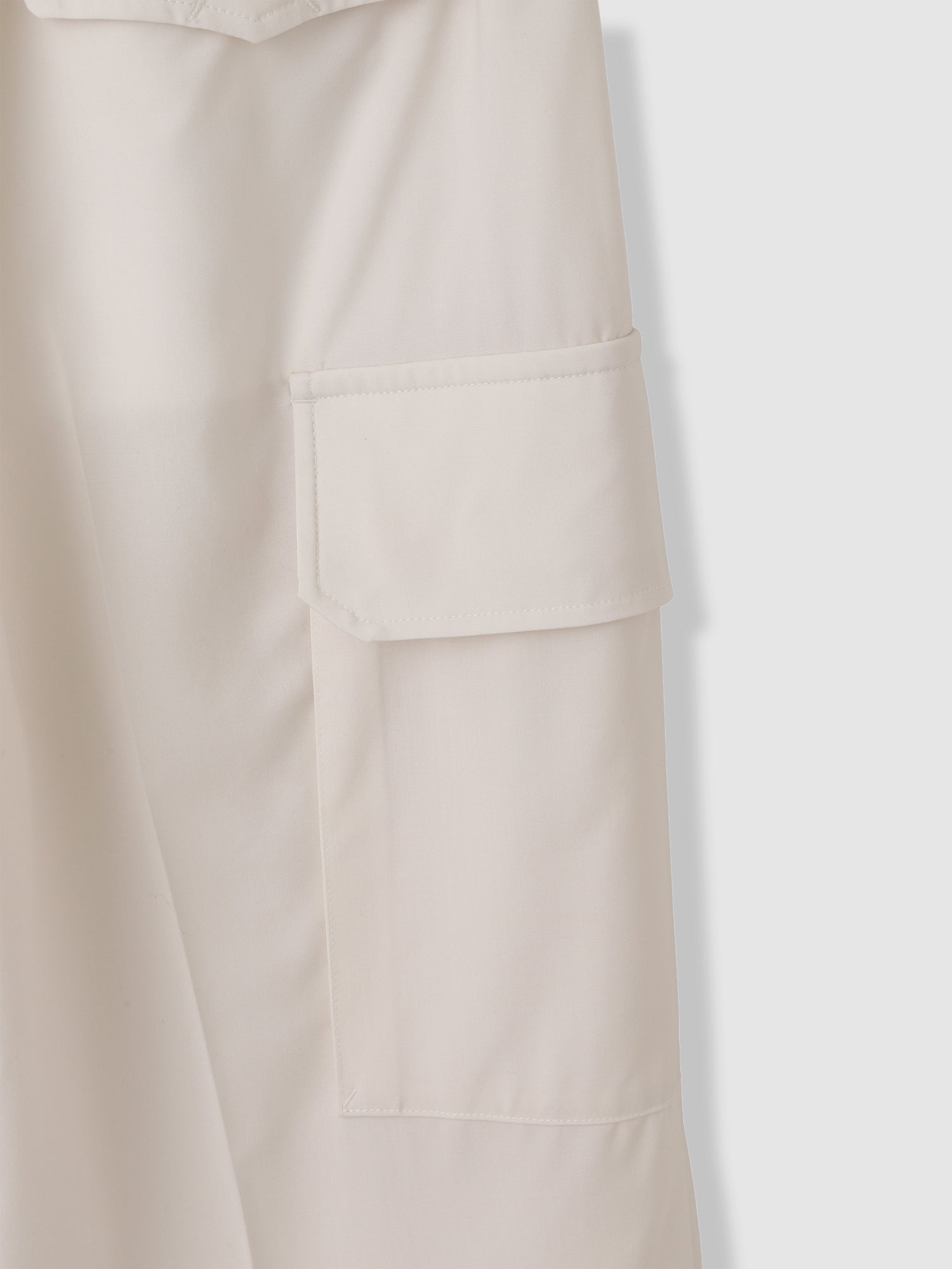 Tropical W Wide Cargo Pants<BR>サッシュベルトでウエストの調節が可能