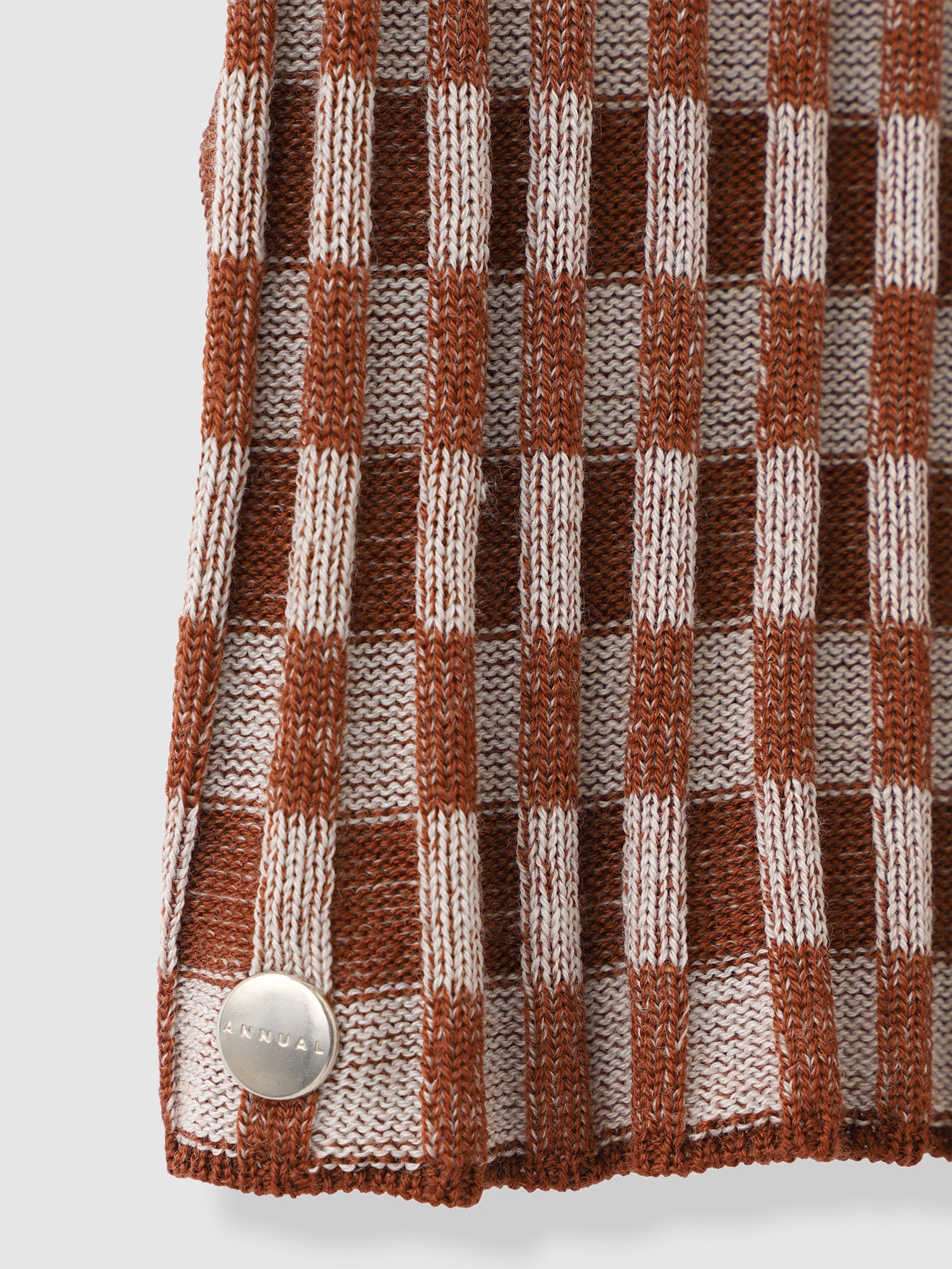 Checkered Rib Turtle PO<BR>3シーズン着用可能なタートルネックニット