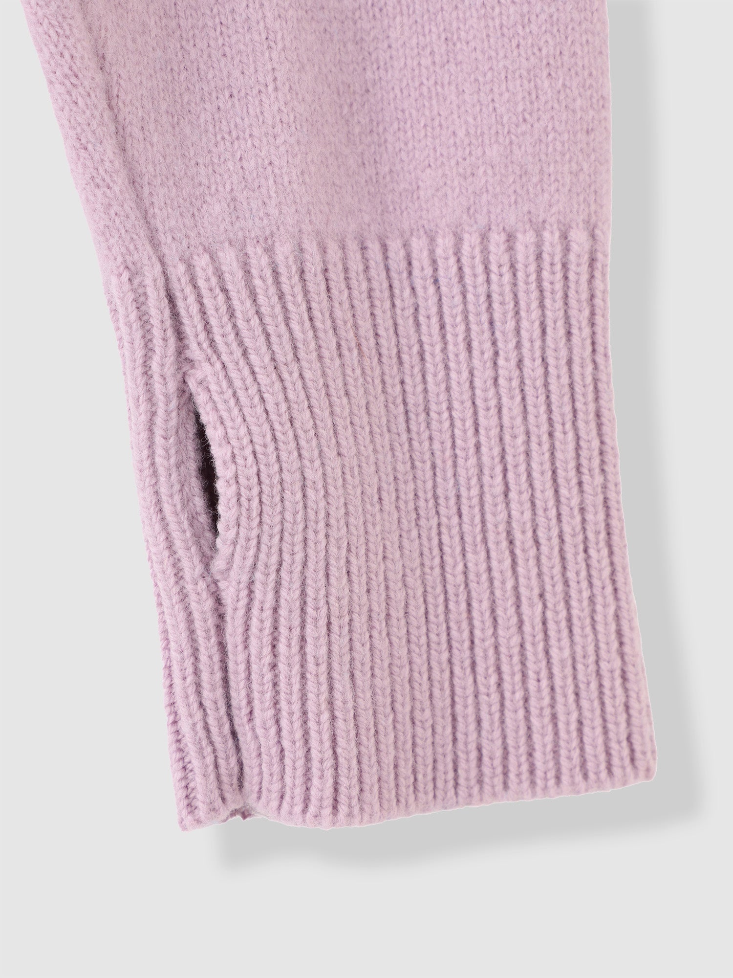 Brushed Polo Sweater<BR>起毛加工による柔らかな着心地