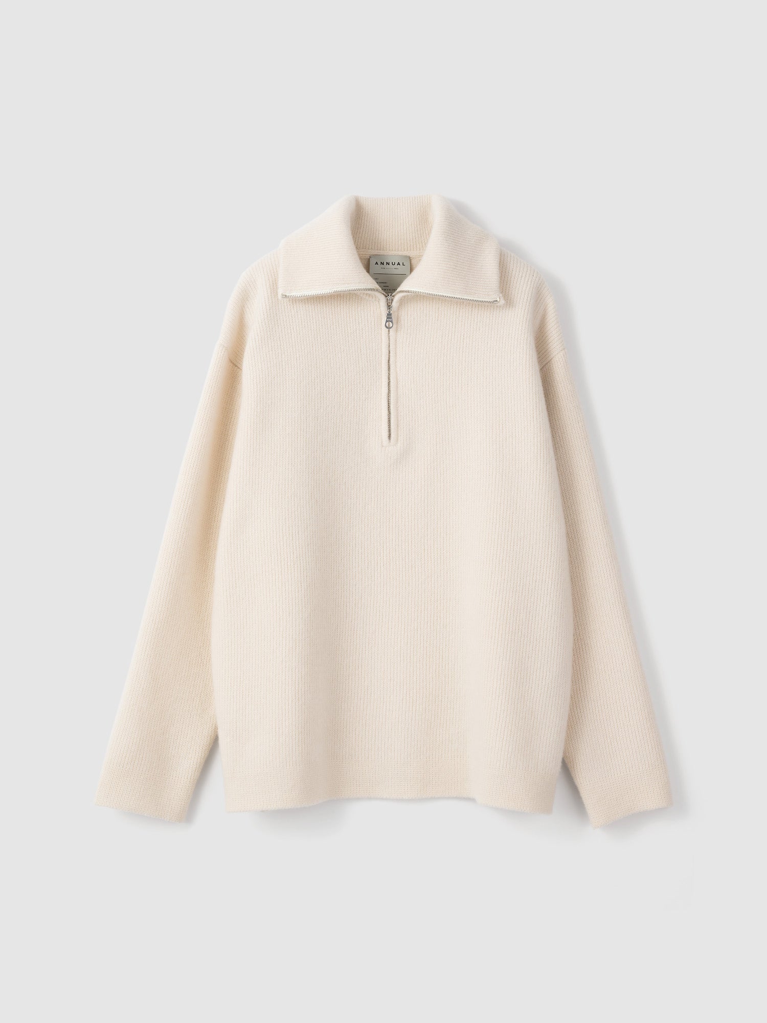 Half Zip Pullover<BR>性別問わず人気なハーフジップニット