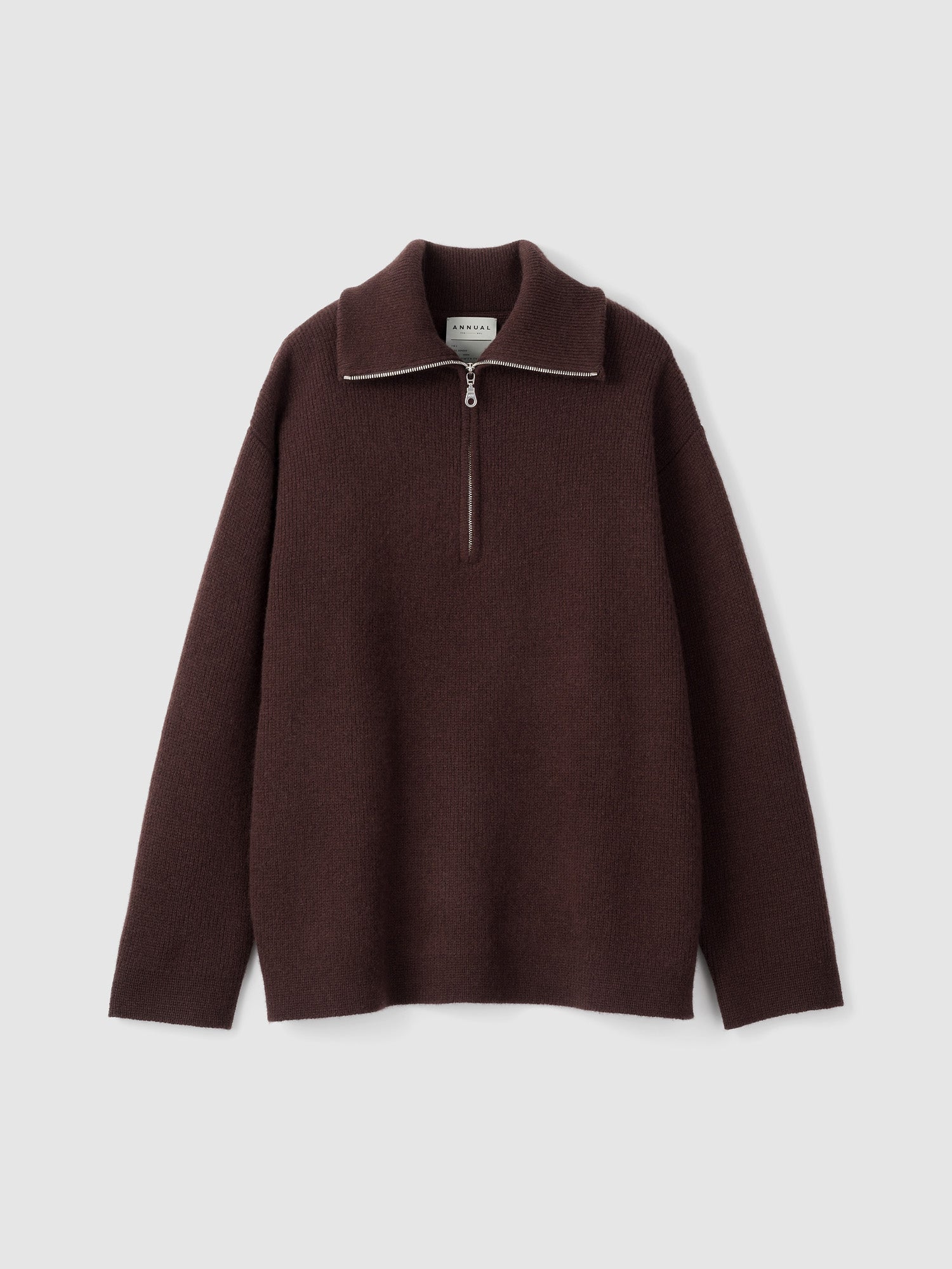 Half Zip Pullover<BR>性別問わず人気なハーフジップニット