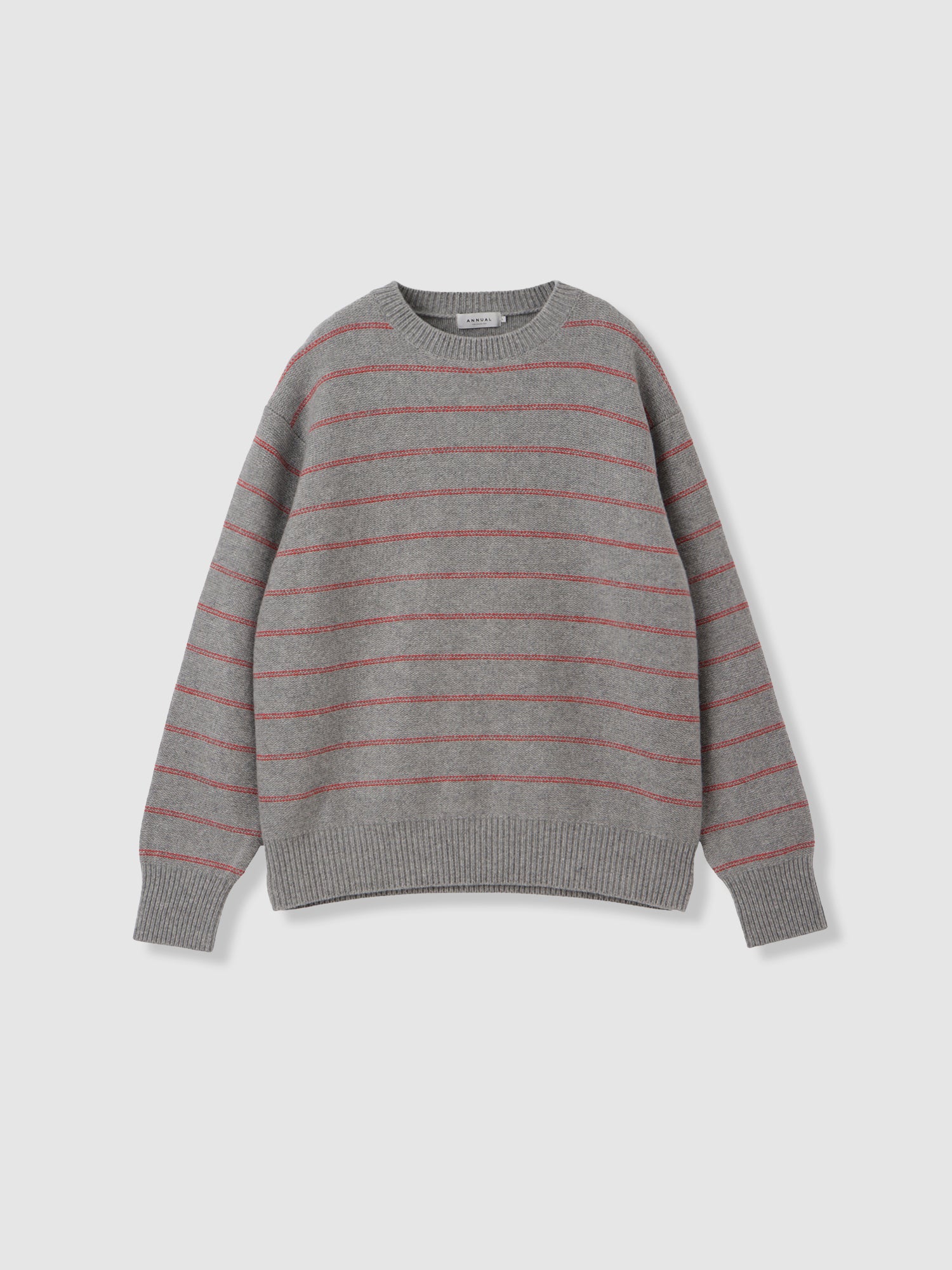 Pin Stripe Pullover<BR>ユニセックスで着られるボーダーニット