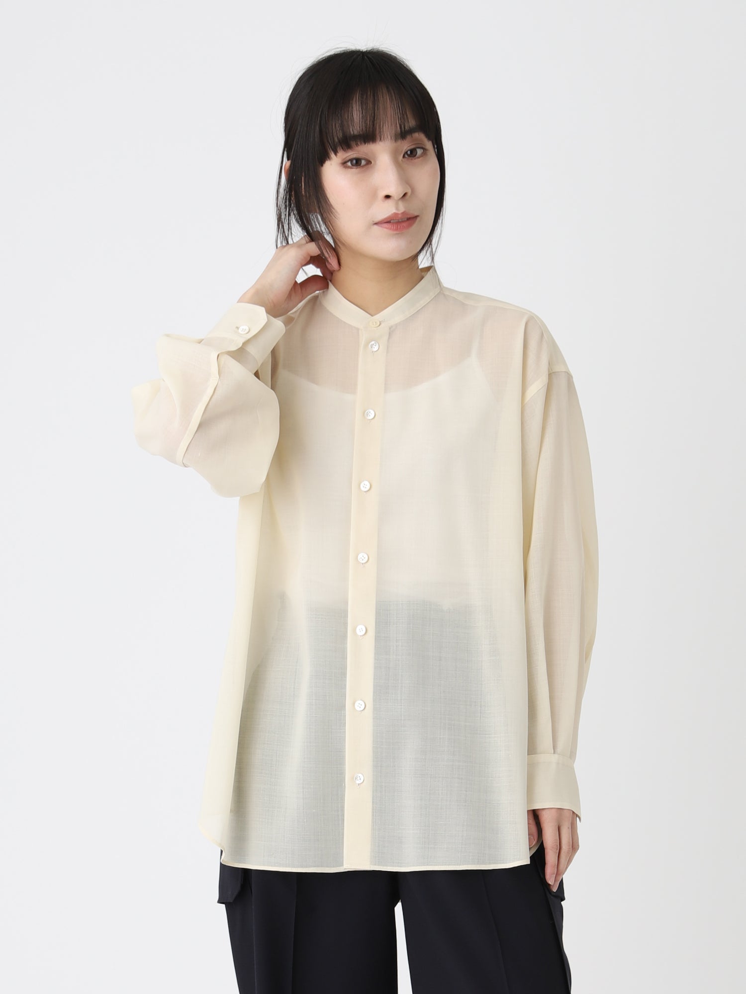 Voile Sheer Shirts<BR>新着アイテム|春夏シーズン