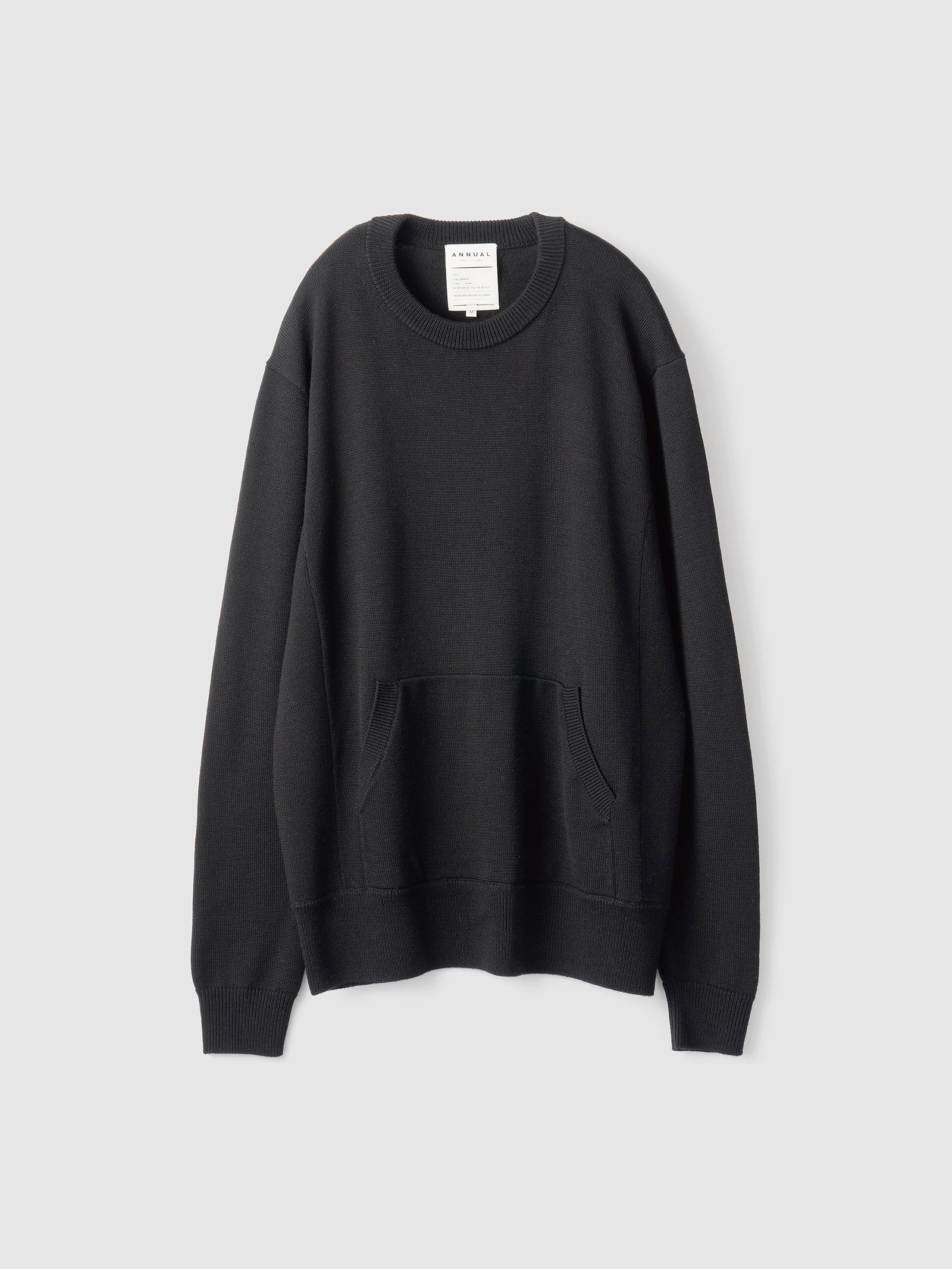 Pocket Pullover, カジュアルにもドレスにも合うシンプルニット