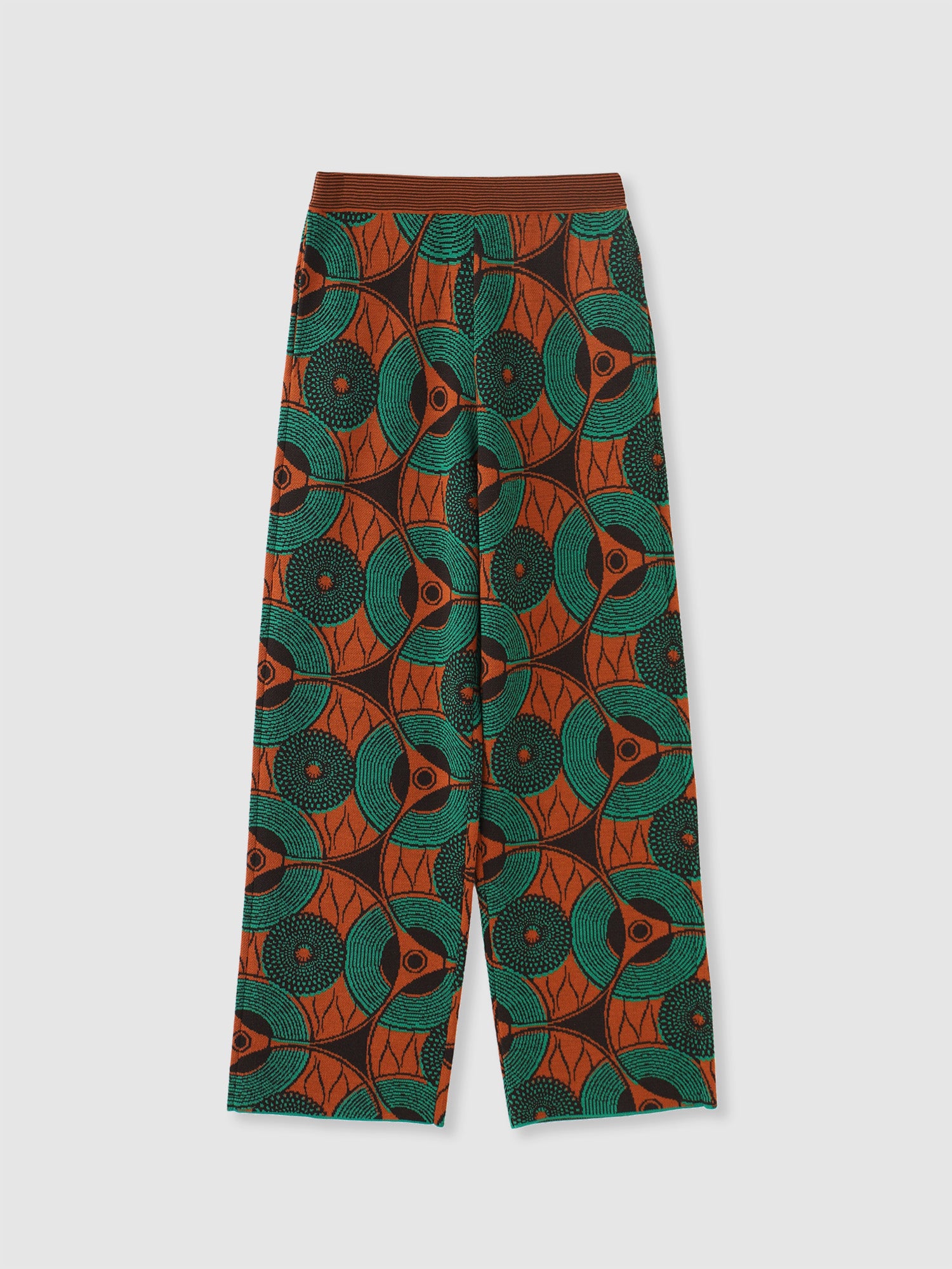 African Batik Pants<BR>ヒザ抜けしにくい ニットパンツ