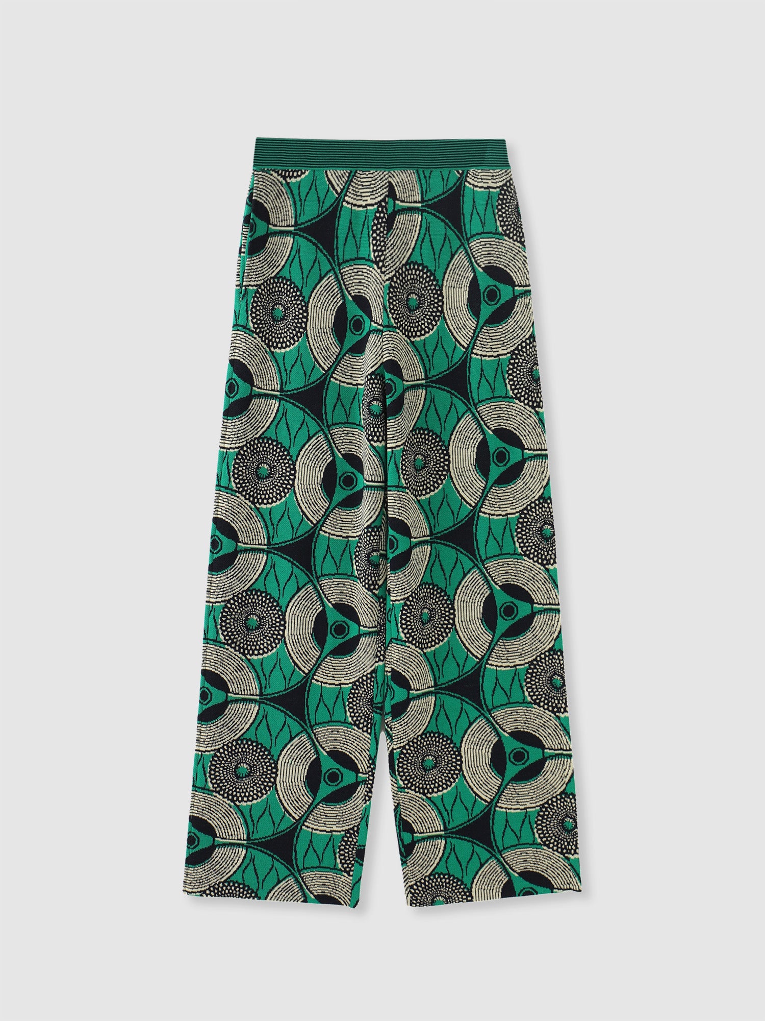 African Batik Pants, ヒザ抜けしにくい ニットパンツ